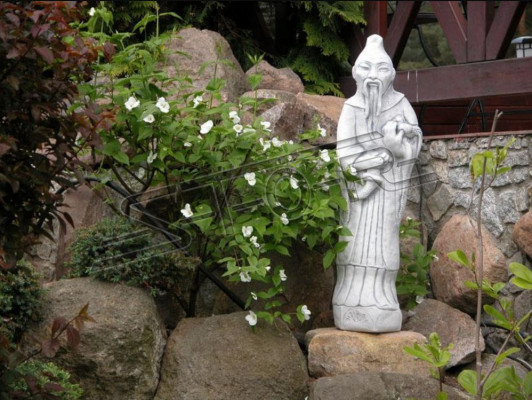 Chinese Confucius figure statue figures sculpture garden