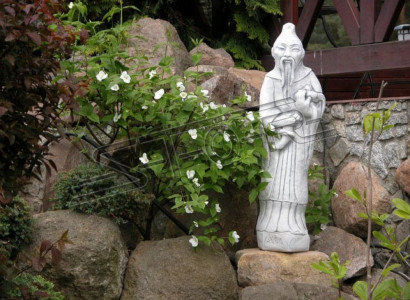 Chinese Confucius figure statue figures sculpture garden