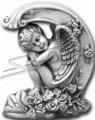 Decoration grave ornament grave stone decoration figure sculpture angel God holy