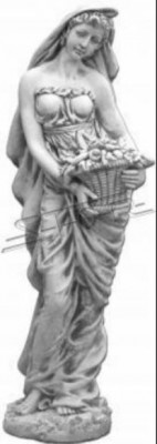 Decoration figure woman garden designer figures sculpture sculptures