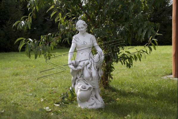 Decoration Figure Woman Garden Designer Figures Sculpture White Sculptures