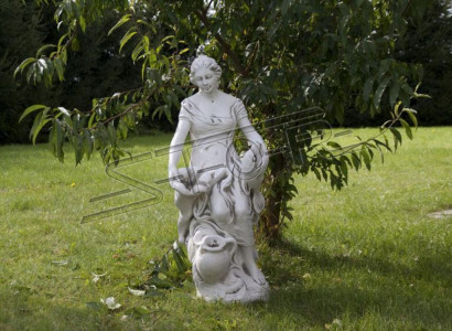 Decoration Figure Woman Garden Designer Figures Sculpture White Sculptures