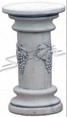 Decoration Column Columns Stone Antique Style Roman Flower Stand White Stand
