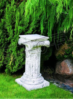 Decorative Column Pillars Stone Antique Style Roman Decor White Stand Pedestal