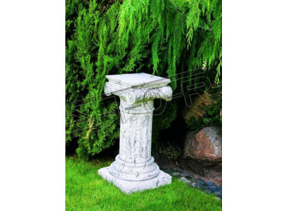 Decorative Column Pillars Stone Antique Style Roman Decor White Stand Pedestal