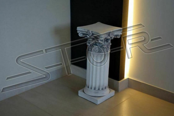 Decorative column pedestal stone antique style Roman stand flower stand