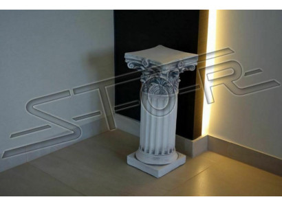 Decorative column pedestal stone antique style Roman stand flower stand