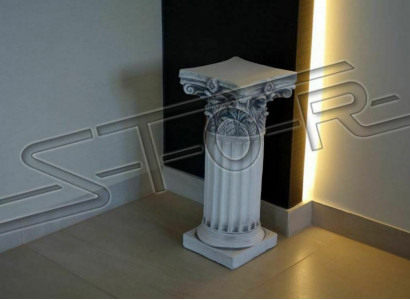 Decorative column pedestal stone antique style Roman stand flower stand
