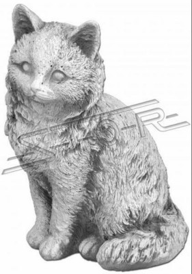Decorative garden decoration cat terrace figure stone figurine statue