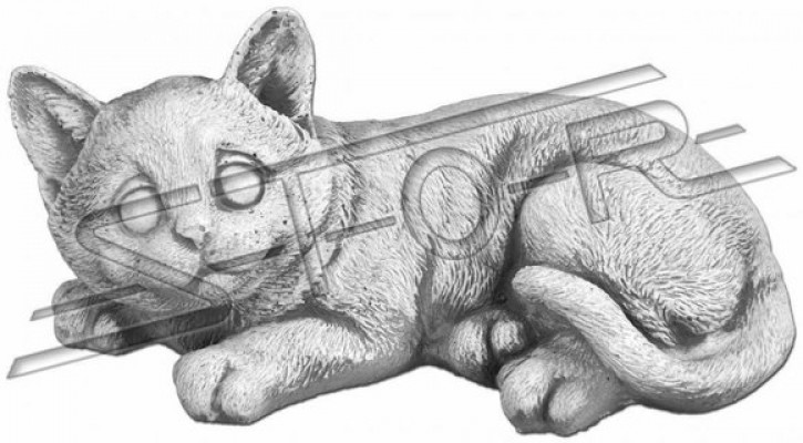 Decorative garden decoration cat terrace stone figurines figure statue