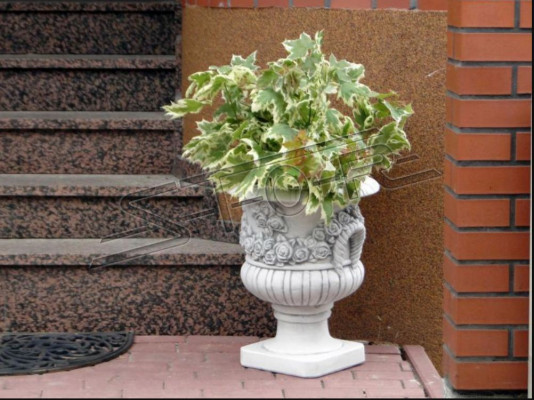 Design flowerpot decoration pot plant container figure pots face sculpture