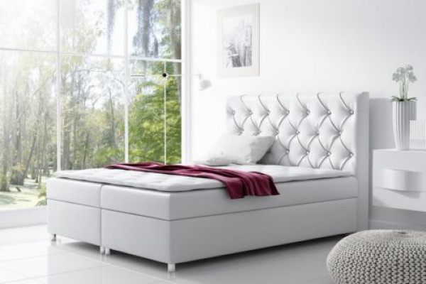 Chesterfield Bett Modern Boxspring Bed Double Bed Upholstered Bed Beds 200x200 New
