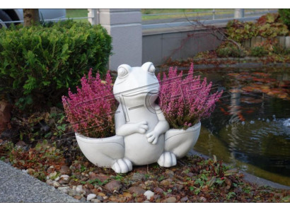 Design Flower Pot Top Plant Container Vessel Pots Figure Face Sculpture