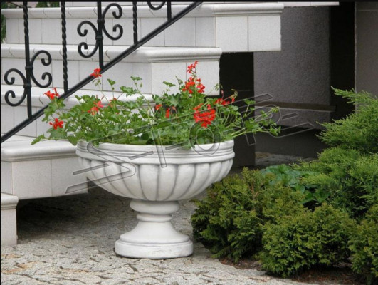 Design flower pot top plant decoration tub vessel pots figure face sculpture