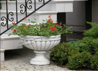 Design flower pot top plant decoration tub vessel pots figure face sculpture