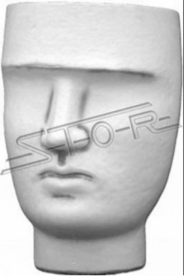 Design flowerpot top planter container decorative vessel figure pots face sculpture