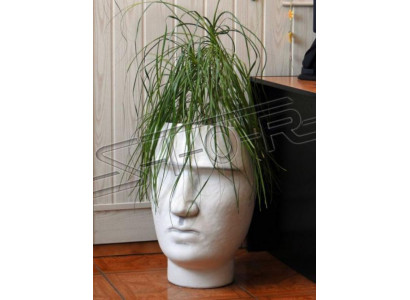 Design flowerpot top planter container decorative vessel figure pots face sculpture