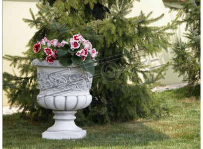 Design flower pot top planter decorative vessel pots figure face sculpture