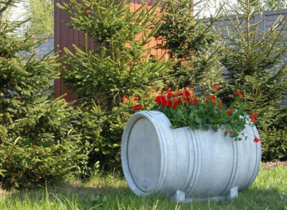 Design flower pot top planter vessel figure pots face decoration sculpture