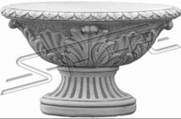 Design flower pot top plant container vessel pots figure decorative face