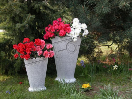 Design flower pot top planter vessel pots figure face