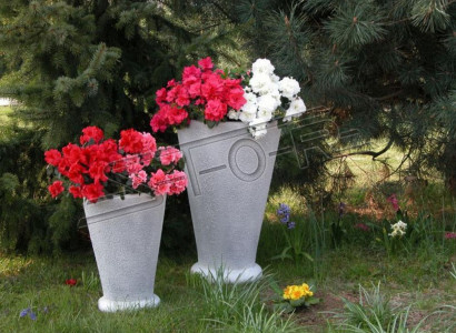 Design flower pot top planter vessel pots figure face