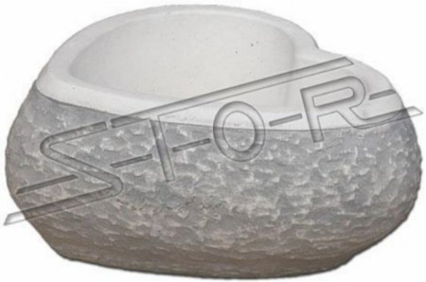Design flowerpot top plant container vessel pots figure heart sculpture