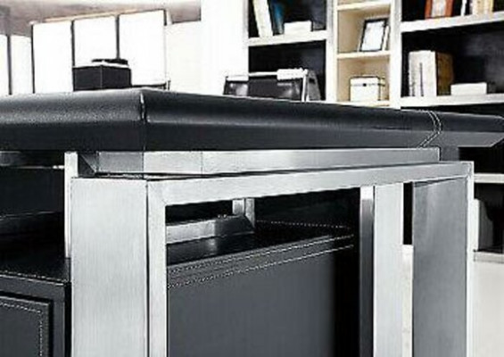 Design office furniture set: desk + filing cabinet, cabinet, table