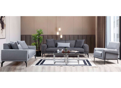 Gray sofa set complete couch set upholstered sofa fabric sofa sofa