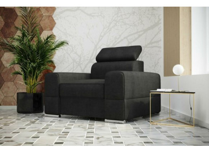 Design Luxury Chair Sofa Armchair 1-Seater TV Lounge Chaise Sofa Leather Textile