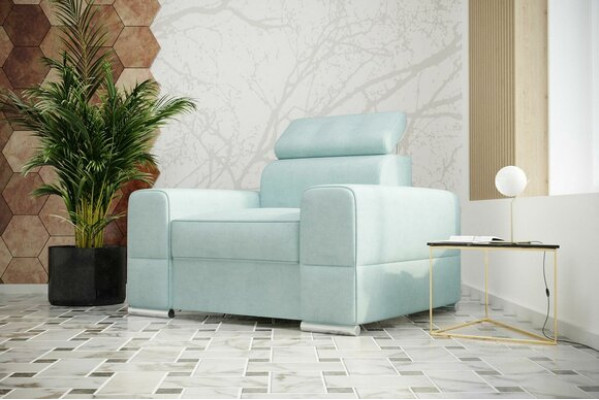 Design Luxury Chair Sofa Armchair 1-Seater TV Lounge Chaise Sofa Leather Textile