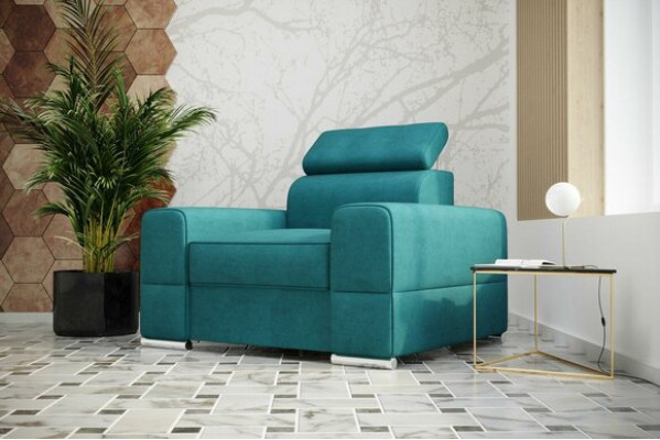Design Luxury Chair Sofa Armchair 1-Seater TV Lounge Chaise Sofa Leather Textile