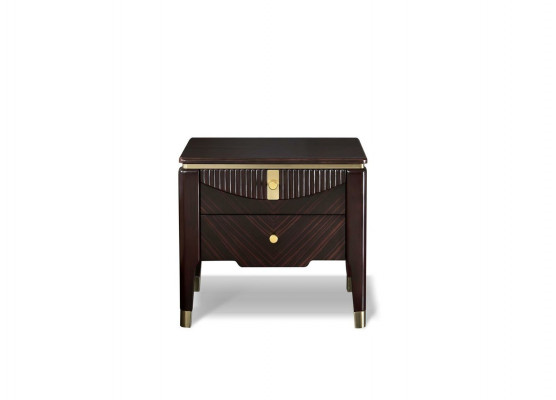 Design night table console side sleep room luxury metal consoles