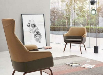 Design Wing Chair Dining Room Armchair Relax Upholstered Chair Armchair Office