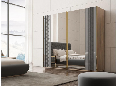 Design wardrobe bedroom luxury wood wardrobe modern furniture