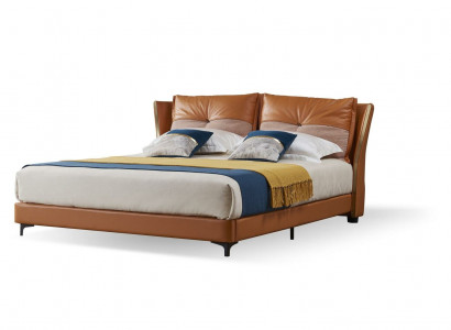 Designer bed bedroom beds textile leather hotel luxury upholstery fabric seat