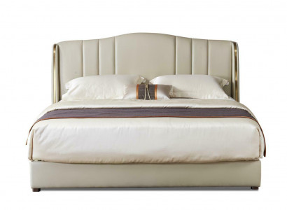 Designer bed bedroom double bed beds leather luxury hotel upholstery