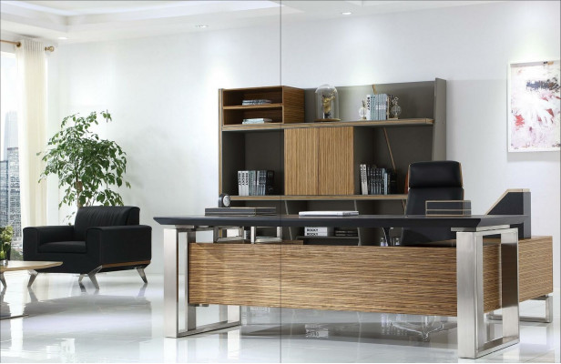 Designer office work room set shelf cabinet desk complete set furniture
