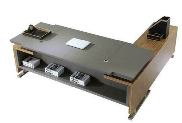 Designer office work room set shelf table armchair complete decor set furniture