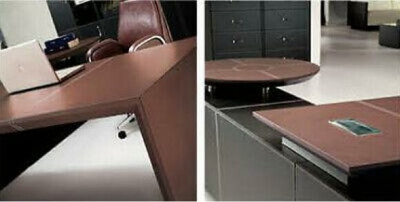 Designer office desk corner tables high-quality practice law firm