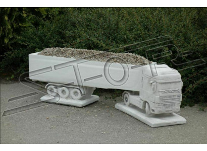 Designer Statue Figure Figures Truck Lorry Sculptures Garden Sculpture