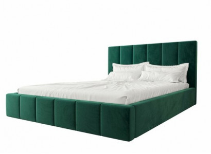 Double Bed Luxury Velvet Textile Bed Double Bedroom Design 160x200cm