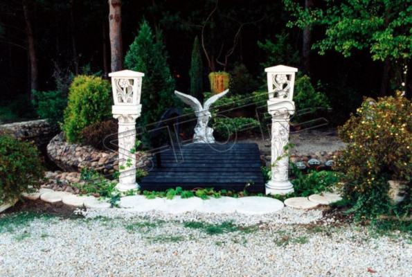 Noble Designer Column Garden Figure Column Stand Decoration Sculpture