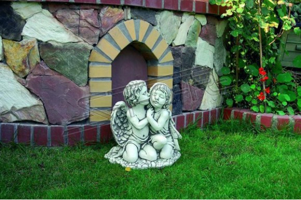 Angel Children Sculpture Design Figure Statue Garden Figures Decor Statues