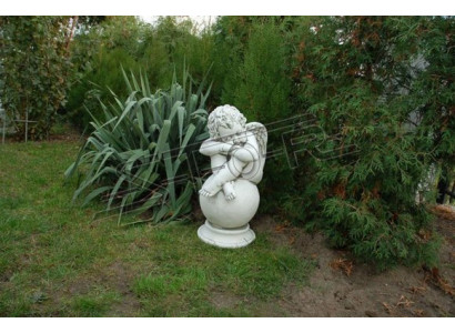 Angel Sphere Statue Figure Figures Statues Sculpture Sculptures Garden