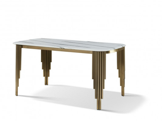 Dining table design table stainless steel decoration modern dining room living room kitchen