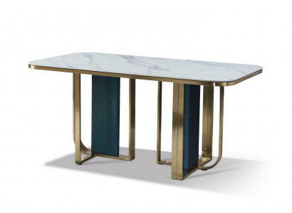 Dining table stainless steel stone tables design furniture Italian interior design