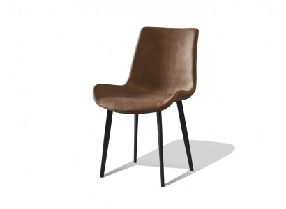 Dining room 1x chair genuine chairs seat cushion recliner designer leather armchair modern