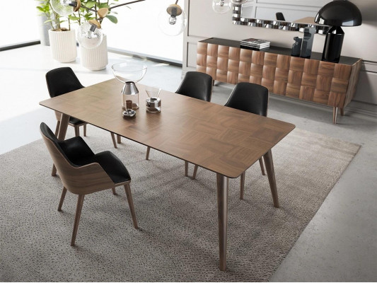 Dining room dining table luxury table complete chairs 4x design furniture new