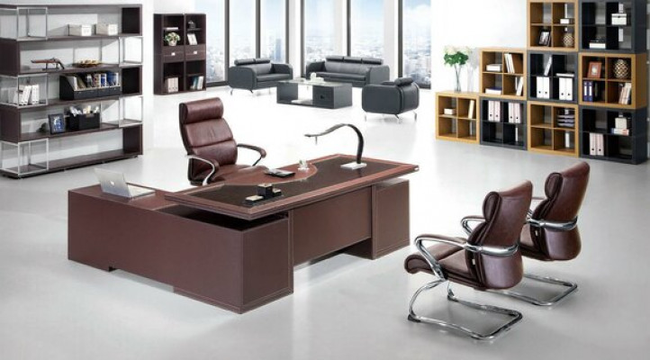 Exclusive Desk Designer Table High-Class Office Furniture